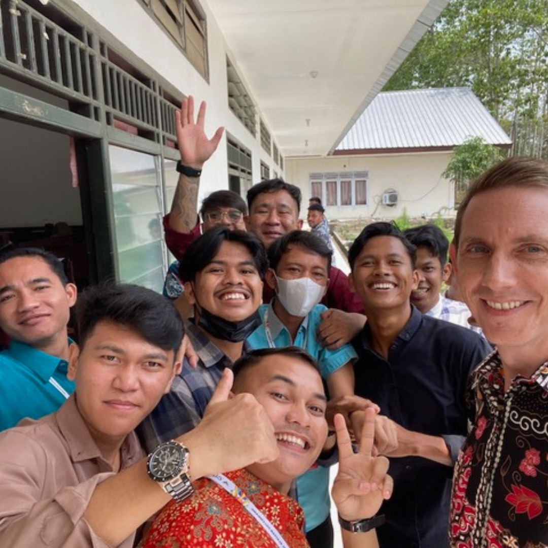 group photo smiling at camera